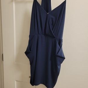 BCBG small pocketed tank dress - midnight blue